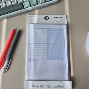 Noted by Post-it Planning Notes Pad & Felt-Tip Pen Set – NWT